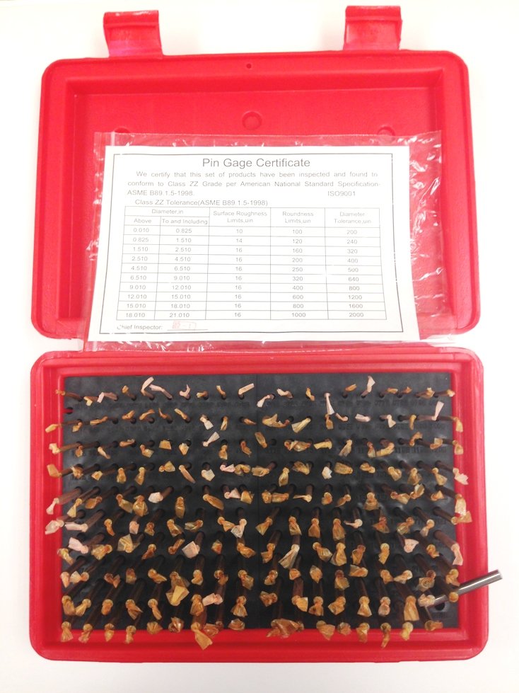 0.21-1.29MM -.005 55 PIECE PIN GAGE SET (4101-1011)