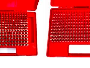 440 PIECE M1 & M2 .061-.500" MINUS PRECISION PIN GAGE SETS (4101-0050)