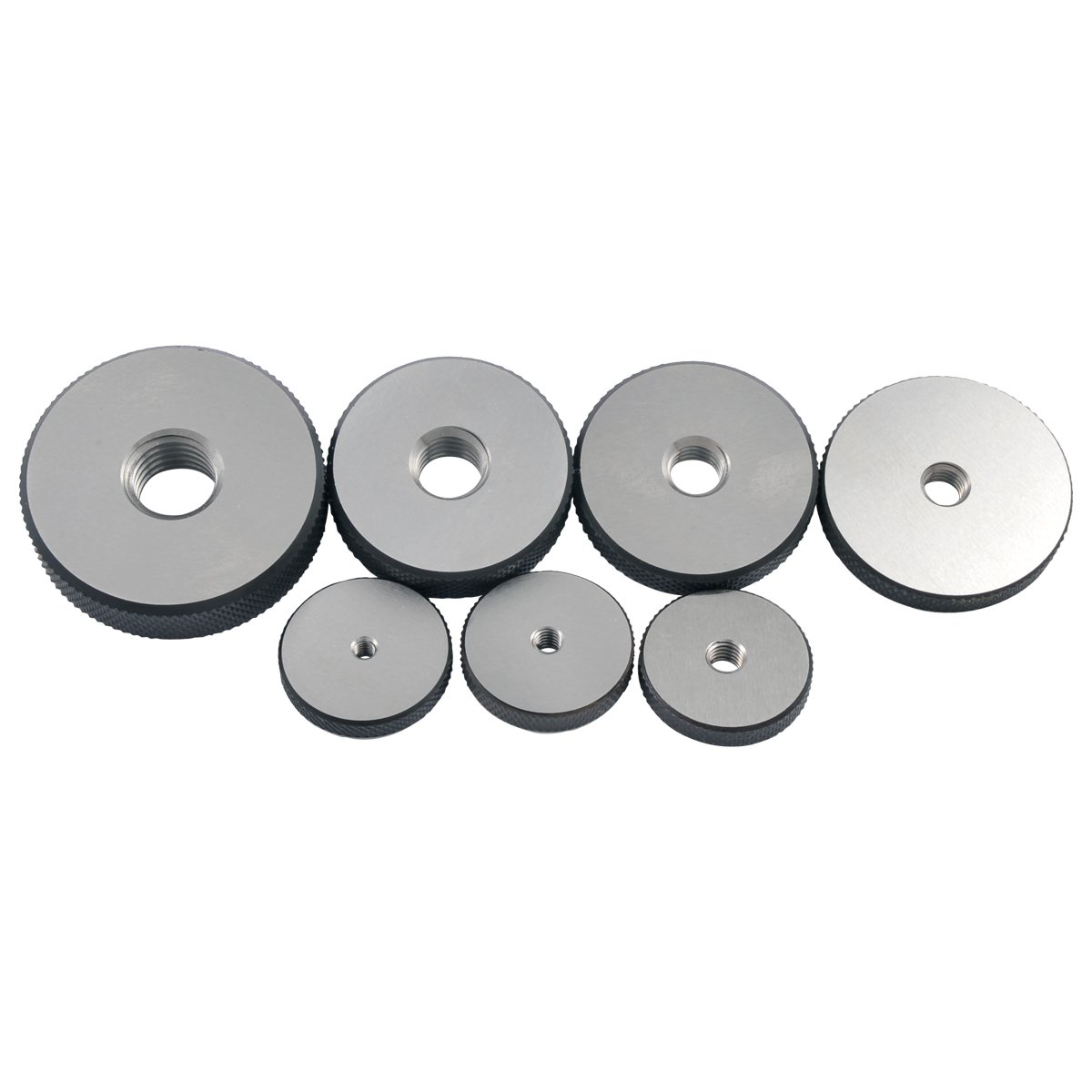 HHIP 7 PIECE 6G M3-M12 NO-GO METRIC THREAD RING GAGE SET (4101-1177) - Image 3