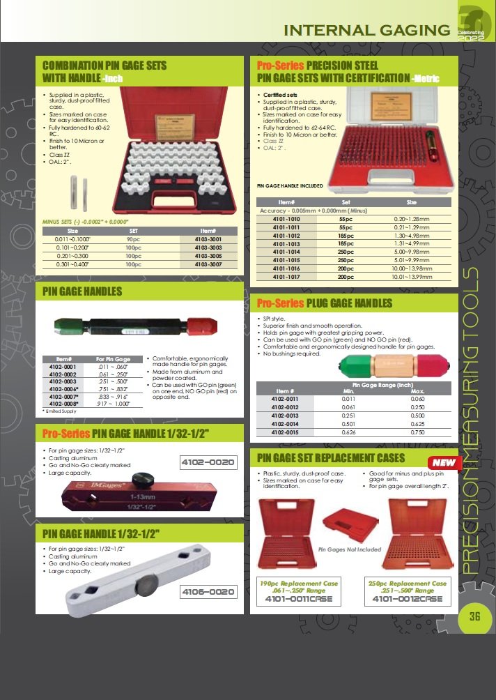 PRO-SERIES 250 PIECE .251-.500" PIN GAGE SET WITH CERTIFICATE (4101-0042) - Image 3