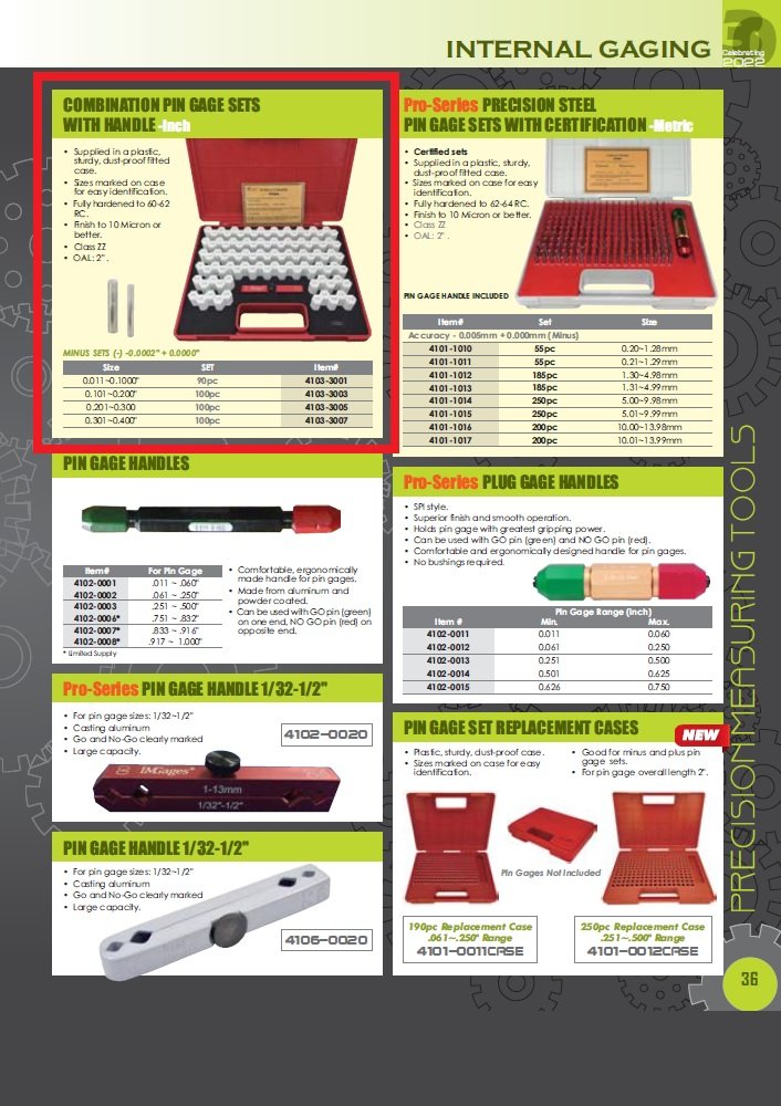 .251-.500" PIN GAGE HANDLE (4102-0003) - Image 6