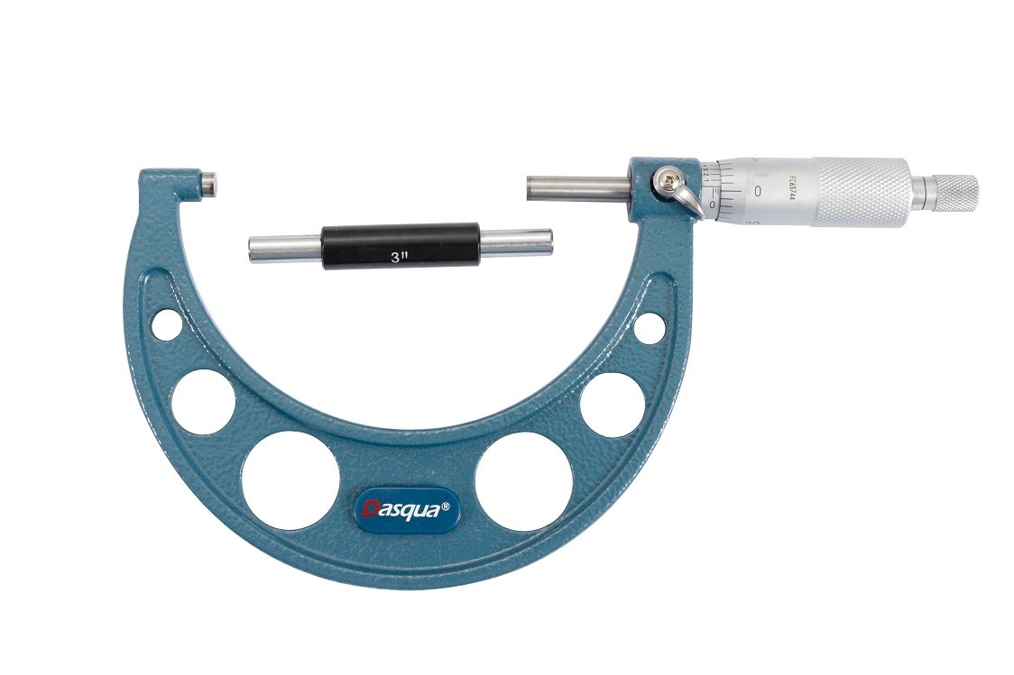 DASQUA 3-4 INCH OUTSIDE MICROMETER 0.0001 (4112-0120) - Image 2