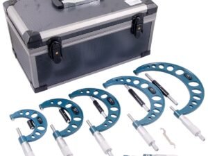 DASQUA 0-6" 6 PIECE HALF ROUND OUTSIDE MICROMETER SET (4112-0215)