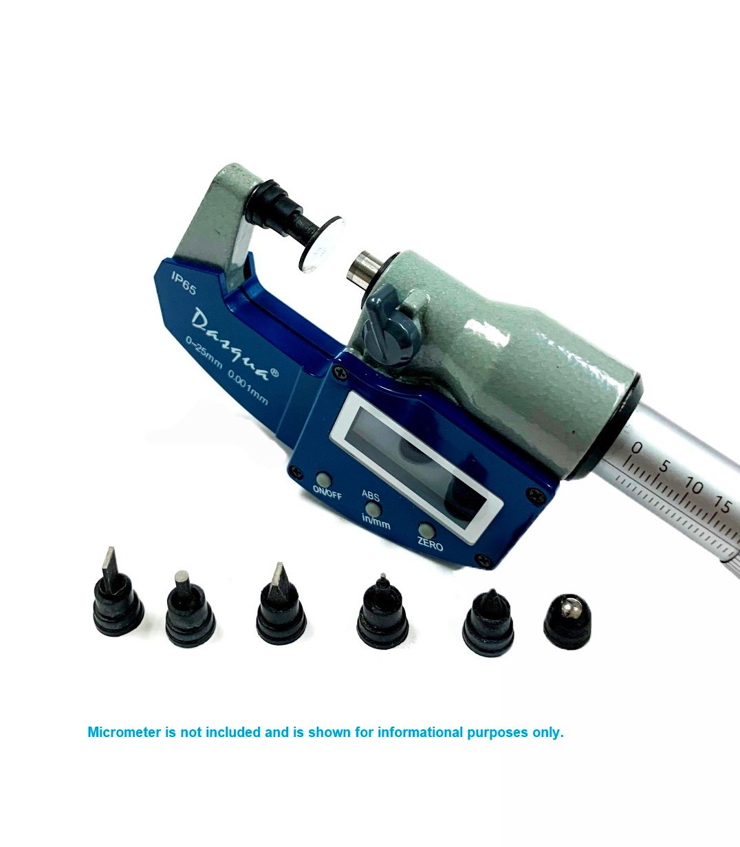 7 PIECE ANVIL ATTACH KIT FOR OUTSIDE MICROMETERS (4200-0130) - Image 3