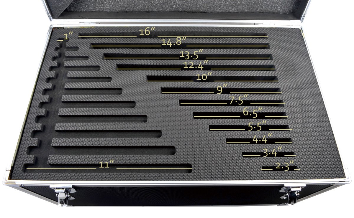 ALUMINUM CASE FOR 0-12 INCH 12PC C-TYPE MIC SET (4200-0163CASE) - Image 2