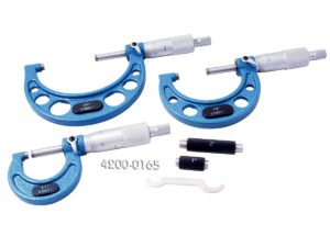 0-3" 3 PIECE C-TYPE MICROMETER SET (4200-0165)