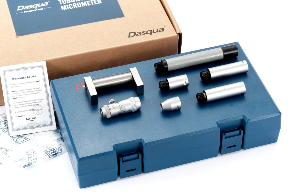 DASQUA 2-12" 0.001" INSIDE TUBE MICROMETER (4312-5109)