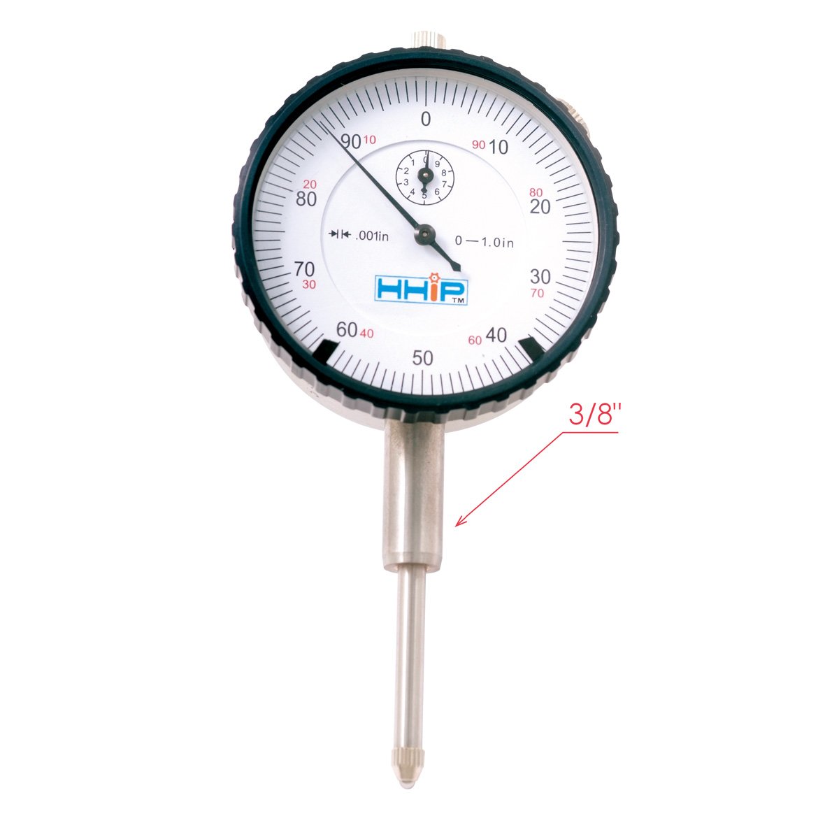 0-1" DIAL INDICATOR WITH FLAT BACK .001" (4400-0012) - Image 2