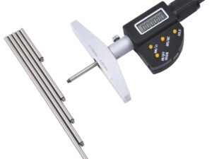 6"/150MM ELECTRONIC DEPTH MICROMETER SET WITH 4" BASE (4500-0406)