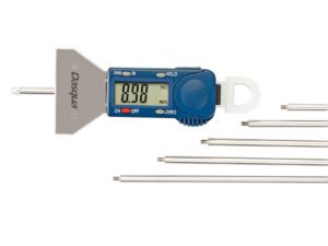 DASQUA 7 PIECE 0-16" ELECTRONIC DEPTH GAGE SET (4710-1205)