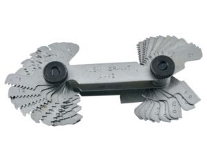 55 PIECE 4-42 & .25-6MM TPI 60 DEGREE SCREW PITCH GAGE (4901-0030)