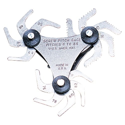 USA MADE 51 PIECE 4-84 TPI 60 DEGREE SCREW PITCH GAGE (4901-0094)