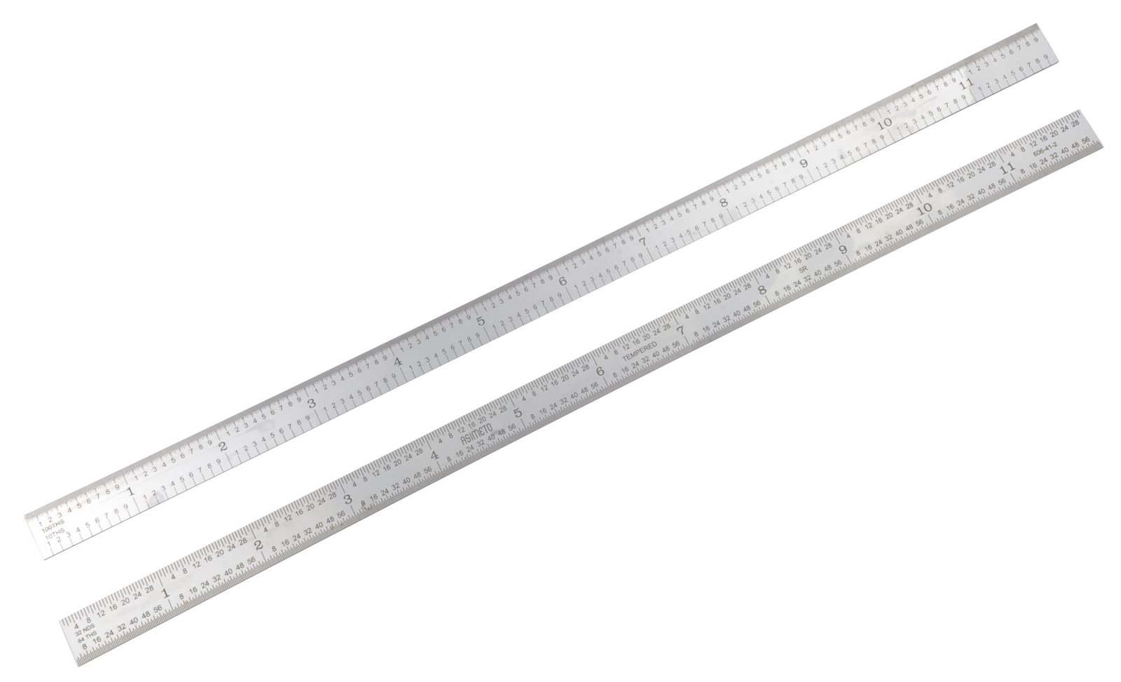 PRO-SERIES 12 X 1" 5R RIGID RULE GRADUATION 1/32,1/64,10THS & 100THS(4901-0212) - Image 2