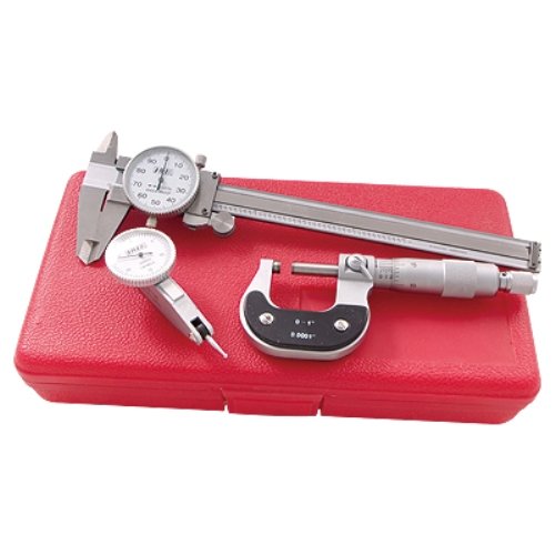 PRO-SERIES 3 PIECE CALIPER & MICROMETER & INDICATOR INSPECTION KIT (4902-0003)