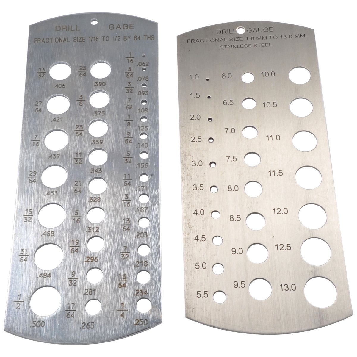 HHIP 2 PIECE DRILL GAGE SET WITH INCH & METRIC GAGES (4906-00042)