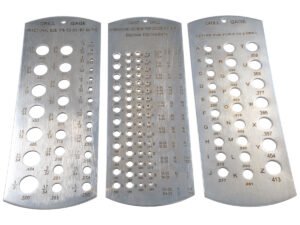 HHIP 3 PIECE DRILL GAGE SET WITH INCH, NUMBER & LETTER GAGES (4906-00043)