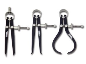 PRO-SERIES 4" 3 PIECE SPRING CALIPER & DIVIDER SET (4906-0071)