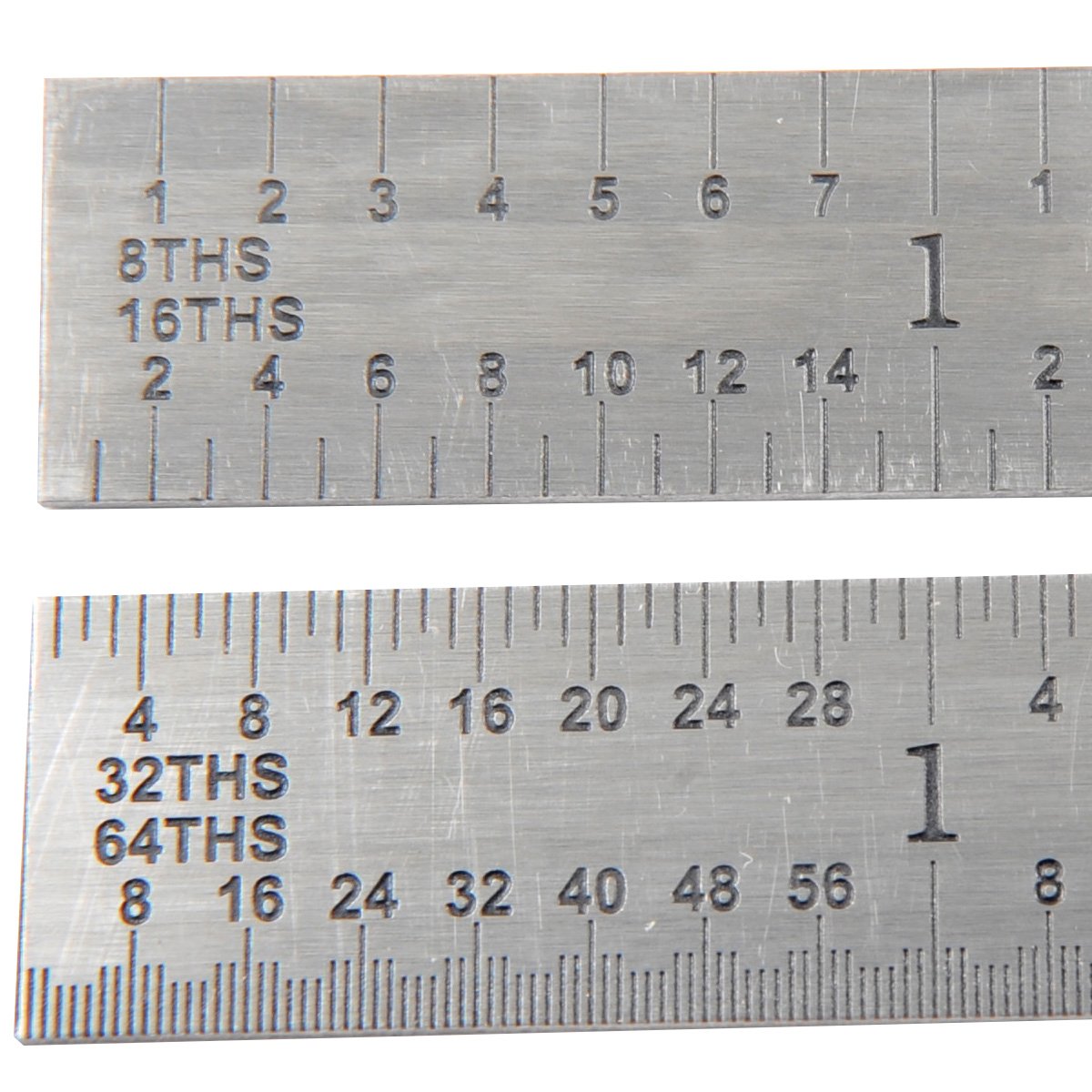 HHIP 24 X 1-1/8" 4R RIGID RULE GRADUATIONS 1/8, 1/16, 1/32 & 1/64 (4906-0204) - Image 2