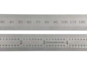 HHIP 6 X 3/4" E/M RIGID RULE GRADUATIONS 1/32, 1/64, MM & .5MM (4906-0236)