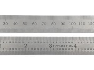 HHIP 8 X 3/4" E/M RIGID RULE GRADUATIONS 1/32, 1/64, MM & .5MM (4906-0237)