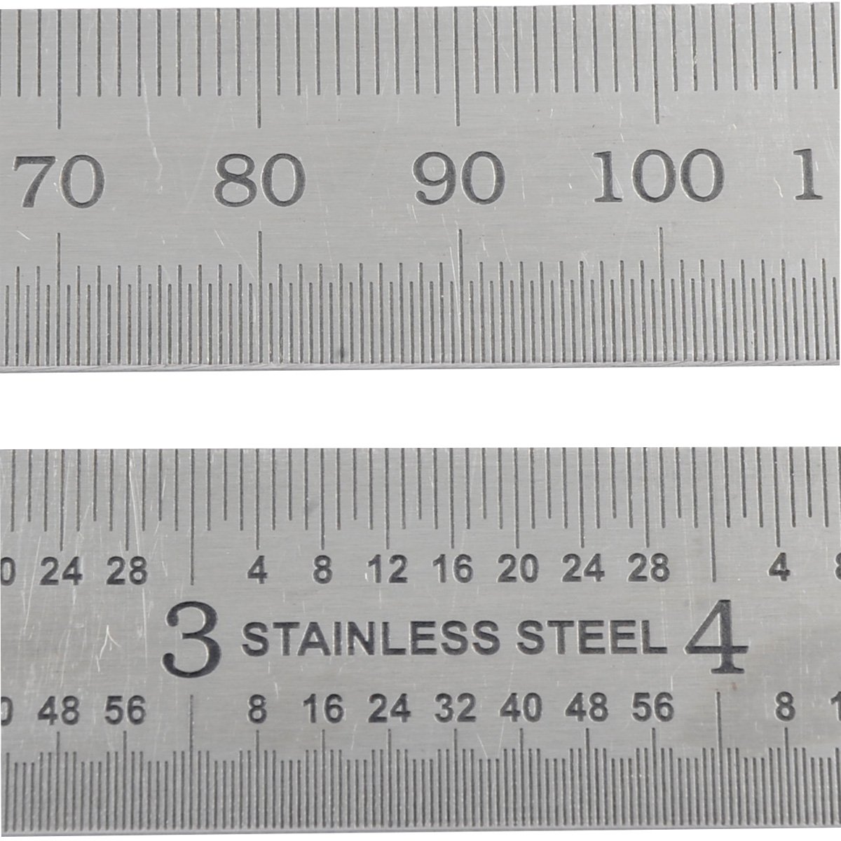 HHIP 8 X 3/4" E/M RIGID RULE GRADUATIONS 1/32, 1/64, MM & .5MM (4906-0237) - Image 3