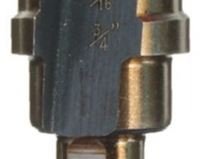 1/4-3/4" HIGH SPEED STEEL STEP DRILL WITH 9 STEPS (5000-0015)