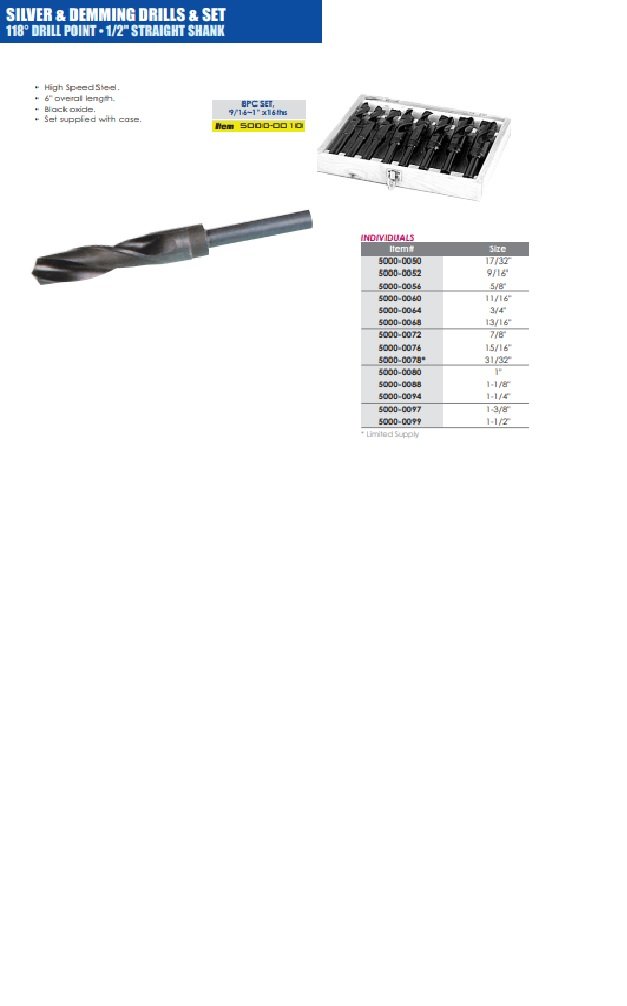 5/8" SILVER & DEMMING DRILL (5000-0056) - Image 5