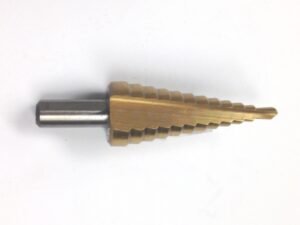 3/16-7/8" TiN COATED HIGH SPEED STEEL STEP DRILL WITH 12 STEPS (5000-0875)