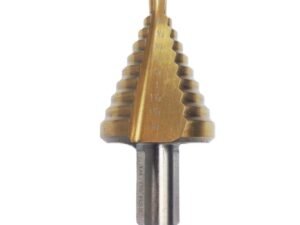 1/4-1-3/8" TiN COATED HIGH SPEED STEEL STEP DRILL WITH 10 STEPS (5000-0876)