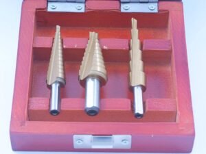 3 PIECE 1/8-3/4 TiN COATED HIGH SPEED STEEL STEP DRILL SET (5000-0890)