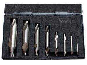 PRO-SERIES 8 PIECE HIGH SPEED STEEL NO.1-NO.8 CENTER DRILL SET (5000-3003)