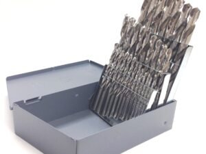 29 PIECE 1/16-1/2 BRIGHT HIGH SPEED STEEL JOBBER DRILL SET USA (5001-0029)