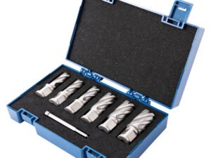 HARLINGEN 7 PIECE 9/16-15/16 X 1" CUTTING DEPTH HSS ANNULAR CUTTERS (5020-5007)