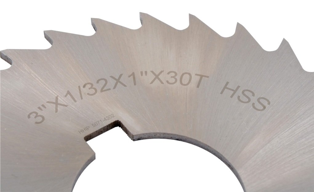 3 X 1/32 X 1 INCH HSS PLAIN SLITTING SAW (5071-4202) - Image 2