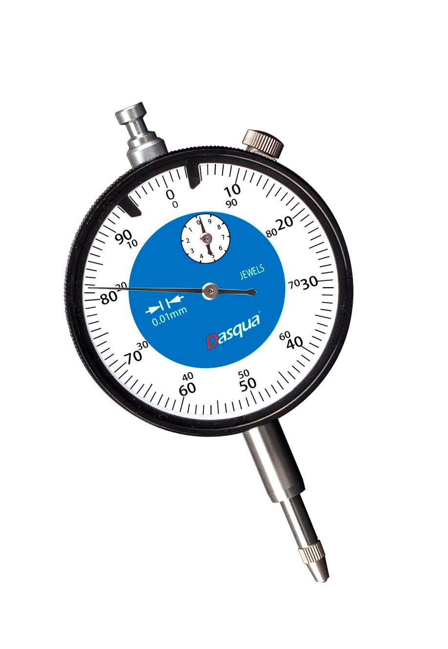 DASQUA 0-10MM DUAL LUG & FLAT BACK DAIL INDICATOR (5111-1005)