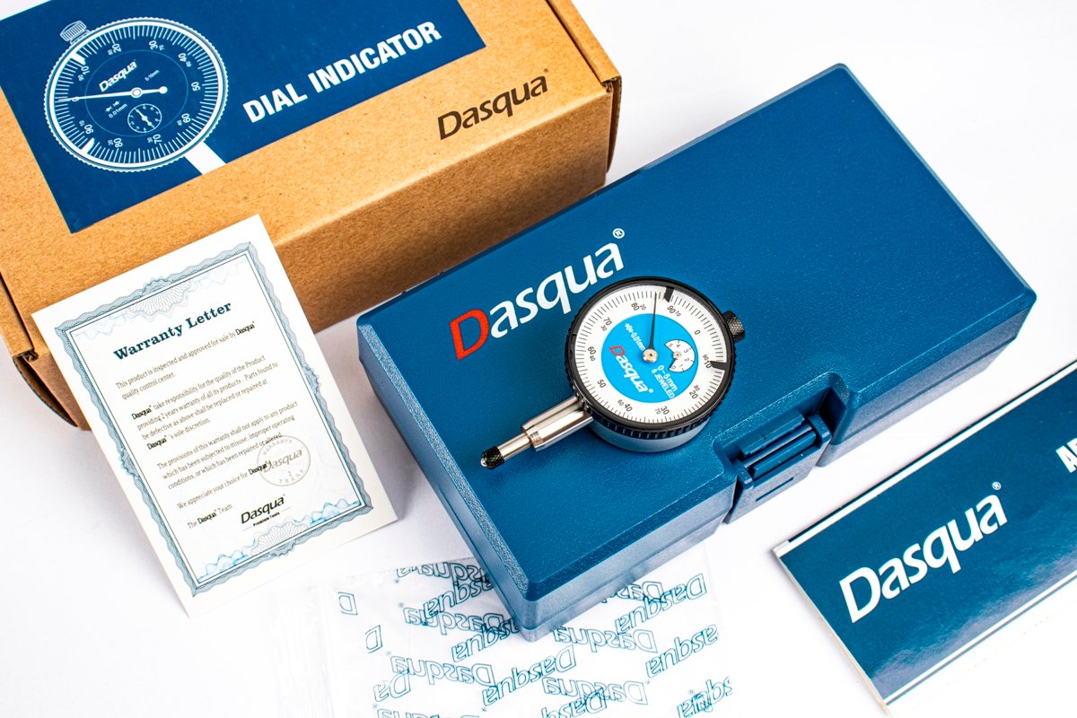 DASQUA 0-5MM FLAT BACK MINI METRIC DIAL INDICATOR (5121-1102)