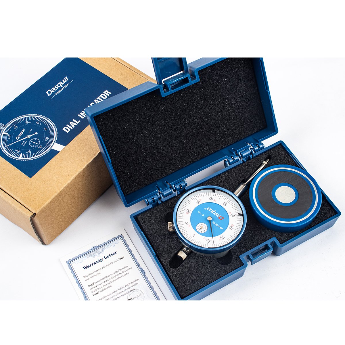 DASQUA 0-1" DIAL INDICATOR WITH MAGNETIC BACK (5122-4211)