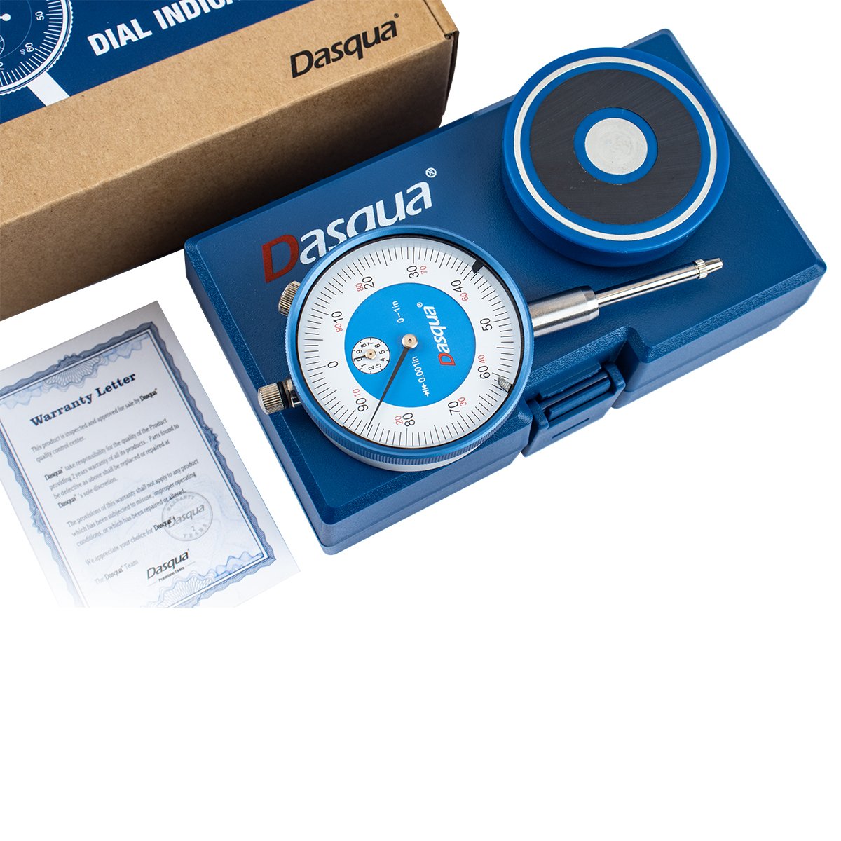 DASQUA 0-1" DIAL INDICATOR WITH MAGNETIC BACK (5122-4211) - Image 2