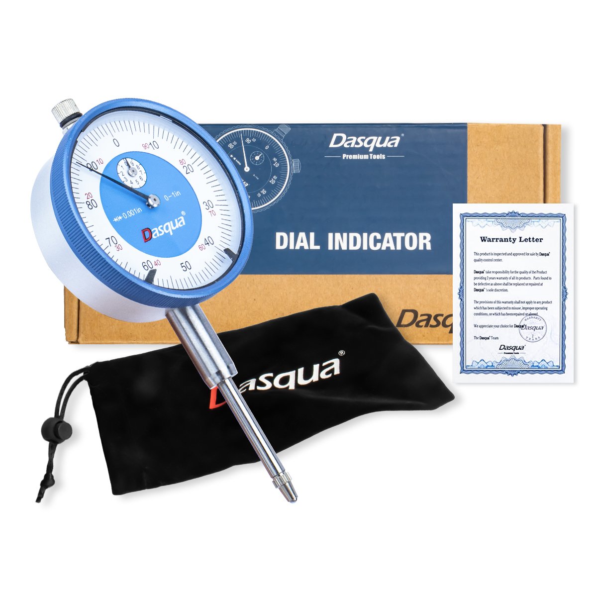 DASQUA PRECISION TEST INDICATOR, DIAL INDICATOR & MAGNETIC BASE SET (9999-0068) - Image 4