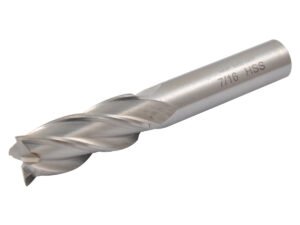 7/16 X 3/8" 4 FLUTE HIGH SPEED STEEL SINGLE END CENTER CUT END MILL (5802-0437)