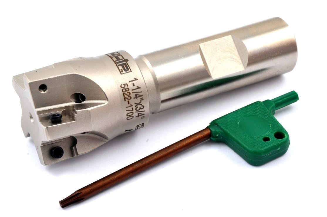 1-1/4" SQUARE SHOULDER COOLANT-THRU INDEXABLE END MILL (5822-1700)