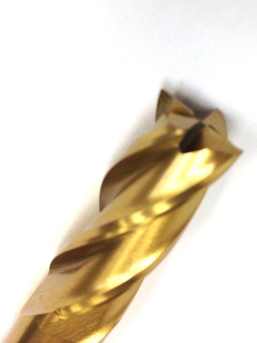 1/2 X 3/8" 4 FLUTE TiN SINGLE END CENTER CUT END MILL (5828-0500) - Image 5
