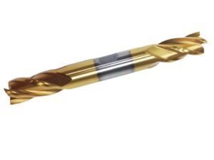 1/2 X 1/2" 4 FLUTE TiN DOUBLE END CENTER CUT END MILL (5829-0500)