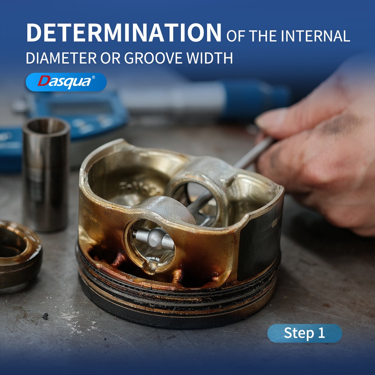 DASQUA 8-100MM / 5/16-4IN 6INCH LONG TELESCOPING GAUGE SET (5911-0002) - Image 9