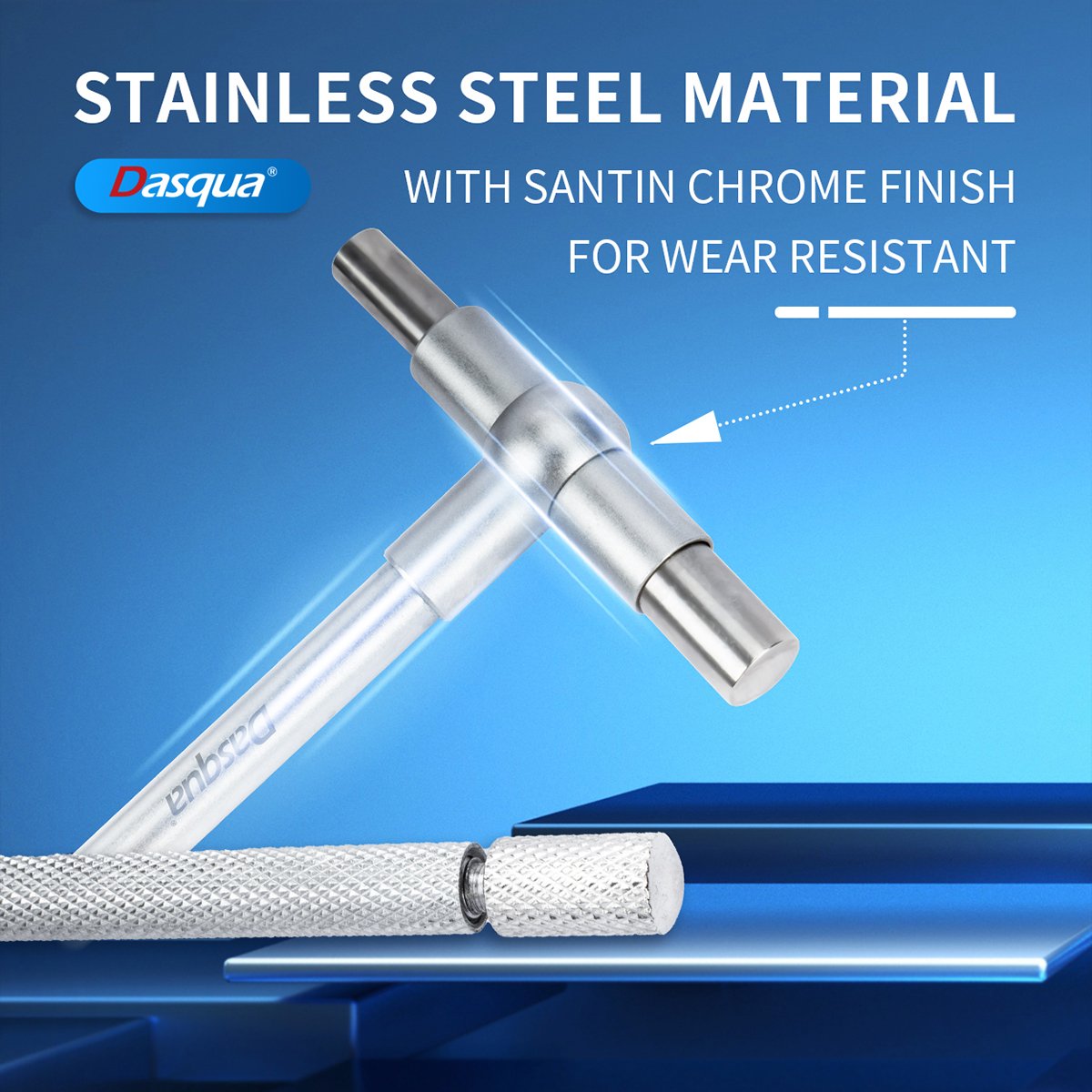 DASQUA 8-100MM / 5/16-4IN 6INCH LONG TELESCOPING GAUGE SET (5911-0002) - Image 5