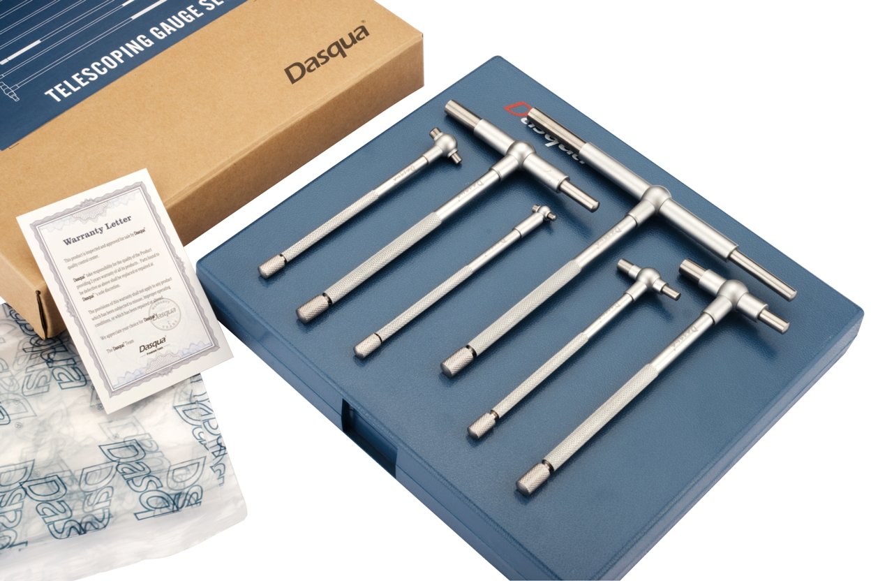 DASQUA 8-100MM / 5/16-4IN 6INCH LONG TELESCOPING GAUGE SET (5911-0002)