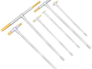 DASQUA 6 PIECE 12" LONG TiN COATED 5/16 TO 6" TELESCOPING GAGE SET (5911-0011)