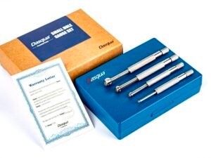 DASQUA 4 PIECE .125-.500" SMALL HOLE FULL BALL GAGE SET (5921-0005)