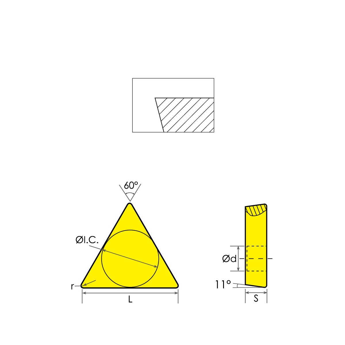 TPGN-332 COATED CARBIDE INSERT (6004-9332) - Image 2