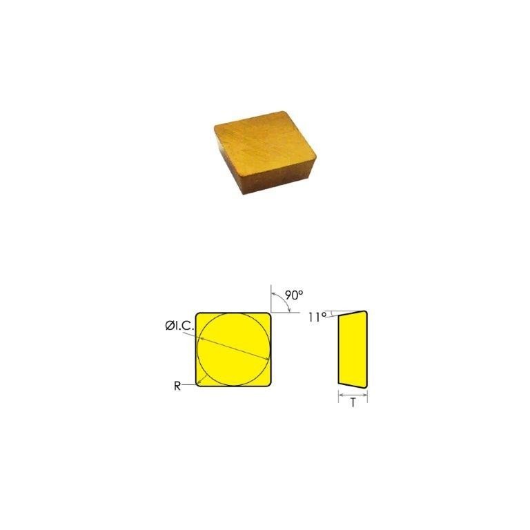 SPG-633 TiN COATED CARBIDE INSERT (6021-2633)